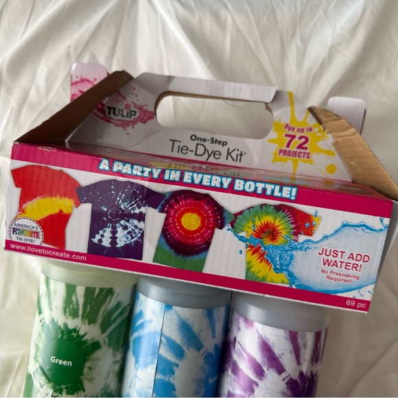 Tie-Dye Party Set - 6 colors - NEW - Picture 3 of 4